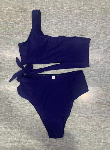 Women One Shoulder High Waisted Bikini (Private Listing)