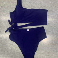 Women One Shoulder High Waisted Bikini (Private Listing)