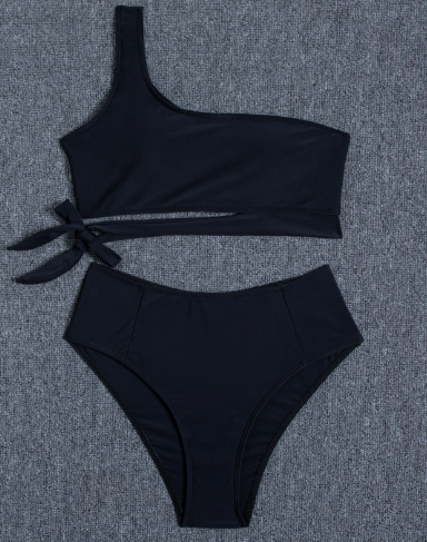 Women One Shoulder High Waisted Bikini (Private Listing)